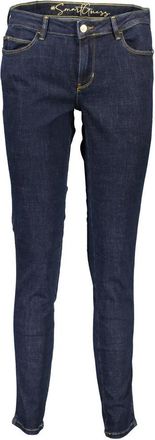Guess Cotton Skinny Jeans - Dames - Skinny Jeans - Blauw - W25 L30 - Katoen - Jeans