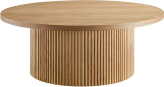 Salesfever Couchtisch 1 Stk. tlg. mit Massivholz-Lamellen