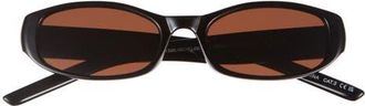 AIRE Caellum Oval Sunglasses in Black at Nordstrom