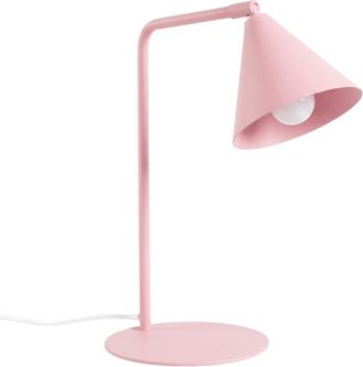 Sollux Lighting L&aacute;mpara de escritorio rosa acero alt. 35 cm
