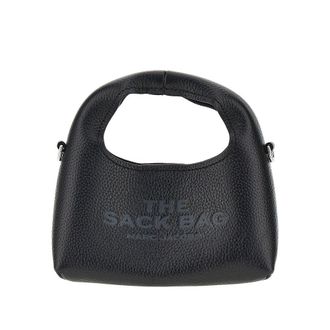 Marc Jacobs Grained leather micro The Sack bag Woman One Size