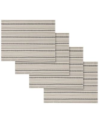 French Home Set Of 4 Striped Placemats