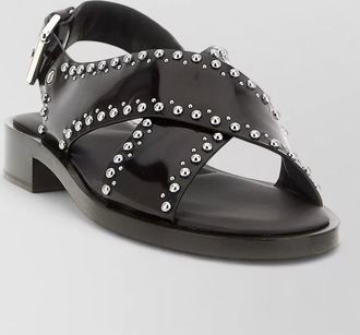 Churchs remi sandals open toe flat sole studs