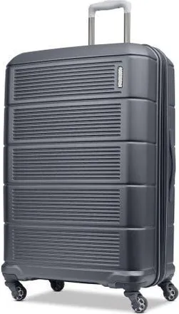 American Tourister Stratum 2.0 Hardside 28 Large Spinner Checked Luggage in Charcoal at Nordstrom