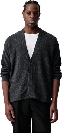 American Vintage Cardigan - Heren - Truien - Grijs - Maat: XL Zijde