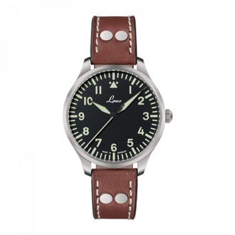 Laco Genf.2 Quartz Black Dial Mens Watch 861807.2