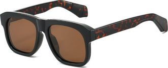 Generic Polarized Driving Mens Outdoor Sunglasses Vacation Beach Party Sun Glasses(Multi-colored)