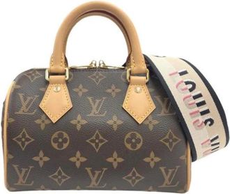 Louis Vuitton Pre-owned Monogram Canvas Handbag - Dames - Vintage Handtas - Bruin - ONE Size - Vintage