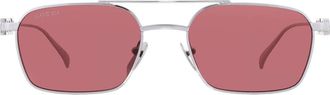 Gucci Red Pilot Unisex Sunglasses GG1804S 004 54