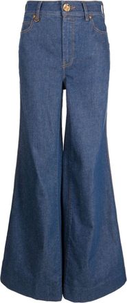 Zimmermann Matchmaker palazzo jeans - women - Cotton/Elastane - 26 - Blue