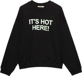 Msgm Felpa con stampa - Nero