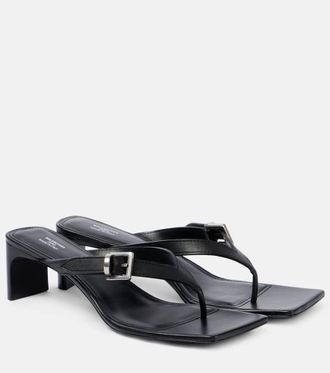 Balenciaga Bel Air 50 leather sandals