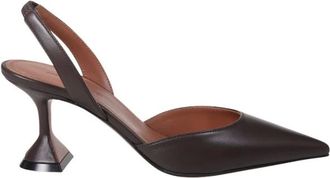 Amina Muaddi Schoenen, Dames, Bruin, 38 EU, Holli Sling 70