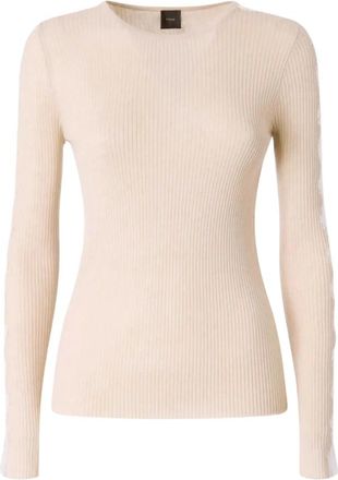 Pinko Mujer, Camisetas, Beige, Talla: L