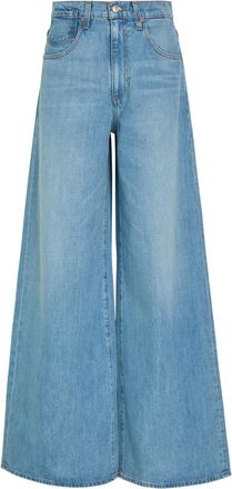 Paige Cameron Wide-leg Denim Jeans - Light Blue - 27 (W27 / UK8-10 / S)