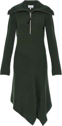 Ganni Donna, Abiti, Verde, XS, new