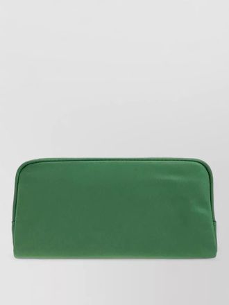Tory Burch medium cosmetic clutch basil zippered case