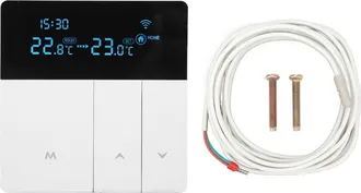 OEM Termostato Digital Inteligente Con Pantalla Lcd, Control Mediante Aplicaci&oacute;n Ntc, Controlador De Temperatura Programable Para Calefacci&oacute;n El&eacute;ctrica Ac