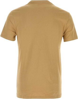 Polo Ralph Lauren Mens Logo-Embroidered Cotton T-Shirt Beige