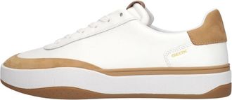 Geox Dynamia - Heren - Sneakers - Wit - 41 EU - Leer - Schoenen
