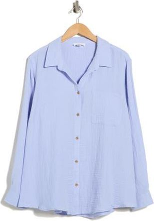Beach Lunch Lounge Amada Shirt in Light Denim at Nordstrom Rack, Size 2 X