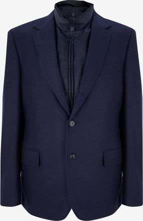 Fay Blazer aus Wolle und Steppweste