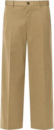 Nine In The Morning Wijde broek - Heren - Wijde Broeken - Beige - M - Katoen - Broeken