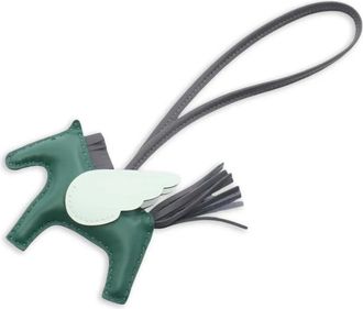 Hermès 2024 Rodeo Pegasus PM bag charm - women - Lambskin - One Size - Green