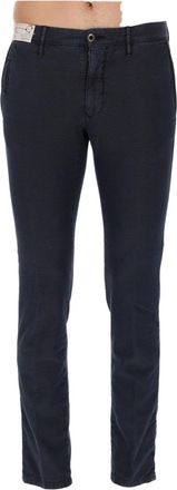 Incotex Tailored Slim-Fit Pants With Patch Logo Detail
