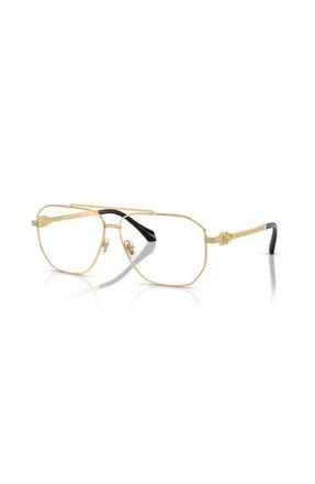 Versace 57mm Square optical glasses in Gold at Nordstrom