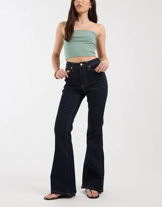 Wrangler x Lainey Wilson - Jeans a zampa color indaco-Blu