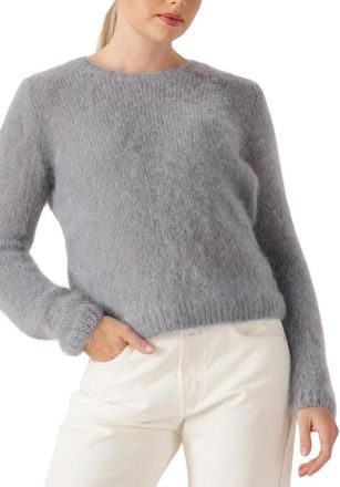 des petit hauts Chouky Ronde Hals Gebreide Trui - Dames - Ronde hals truien - Grijs - XS - Wol - Truien & Vesten