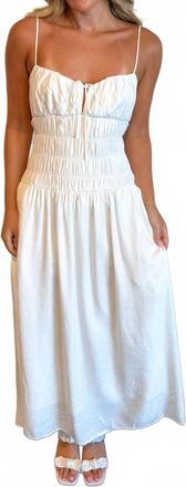 Cotton Candy Lets Have Sorbet Maxi Dress In White