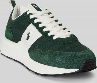 Polo Ralph Lauren Low Top Sneaker aus Veloursleder in Gruen, Gr&ouml;&szlig;e 41