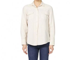 Dear John Denim Star Button Up Shirt In Whitecap Grey