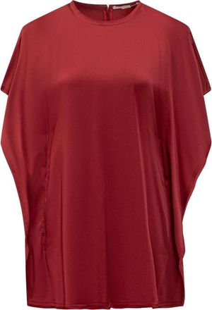 Stella McCartney Gedrapeerde Mini Jurk - Dames - Korte kleedjes - Rood - XS - Kleedjes