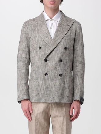 Tagliatore Blazer a doppiopetto in cotone e seta Tagliatore