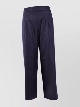 Laneus cashmere wide-leg trousers