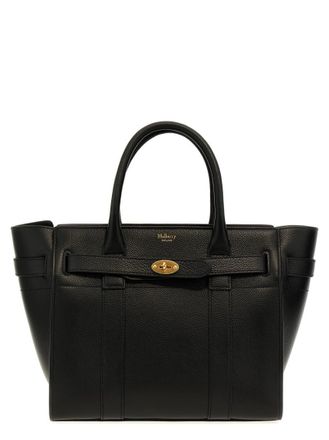 Mulberry Black Small Zipped Bayswater Satchel