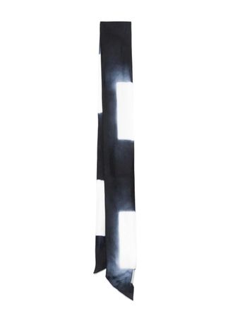 Suzusan silk twill scarf - women - Silk - One Size - Blue