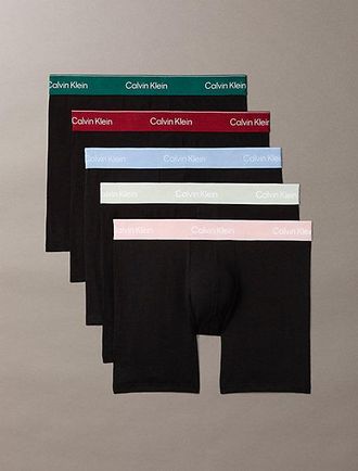 Calvin Klein Pack de 5 b&oacute;xers sueltos largos - Icon Cotton Stretch