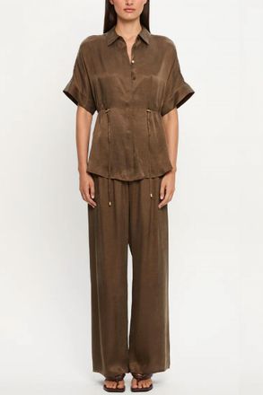 Kivari Jaxon Shirt In Mocha