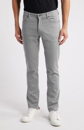 Robert Barakett Linear 5-Pocket Pants in Light Grey at Nordstrom, Size 42