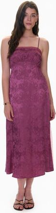 Rebecca Taylor Neveah Jacquard Cami Dress in Plum at Nordstrom, Size 10