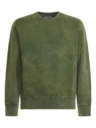 MC2 Saint Barth embroidered crew-neck sweatshirt - men - Cotton - L - Green