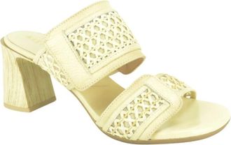Hispanitas Muil O. DH 5cm - Dames - Muiltjes - Beige - 36 EU - Leer - Schoenen