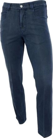 Meyer Dubai Stretch 2-3501/18 - Heren - Chinos - Blauw - M - Katoen - Broeken