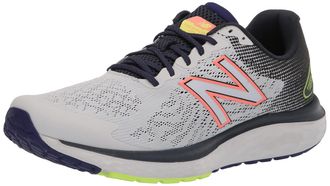 New Balance Womens Fresh Foam 680 V7 Running Shoe, Arctic Fox/Outer Space/Paradise Pink, 6.5