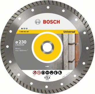 Bosch 10x Disco De Diamante Standard For Universal Turbo, 115x22,23x2x10 Mm - 2608603249