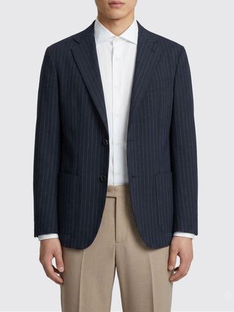 Barena Blazer in lana vergine gessata Barena